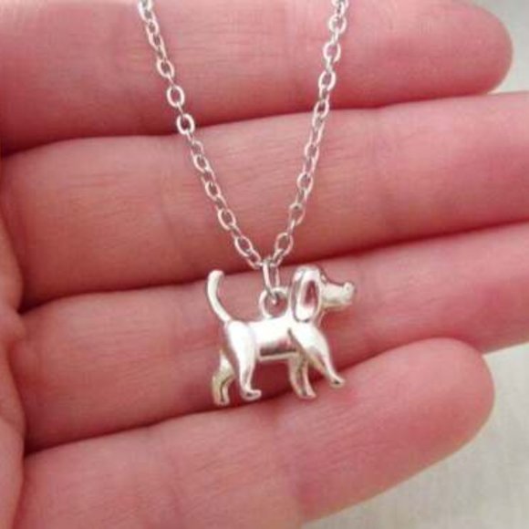 Jewelry - NWOT Silver Dog Necklace